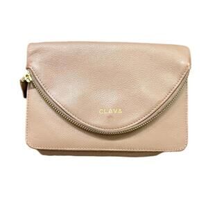 CLAVA Tan Leather Women's Bag